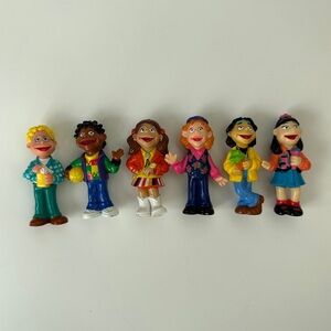 Vintage 1993/94 PBS Kids The Puzzle Place Figurines Bundle